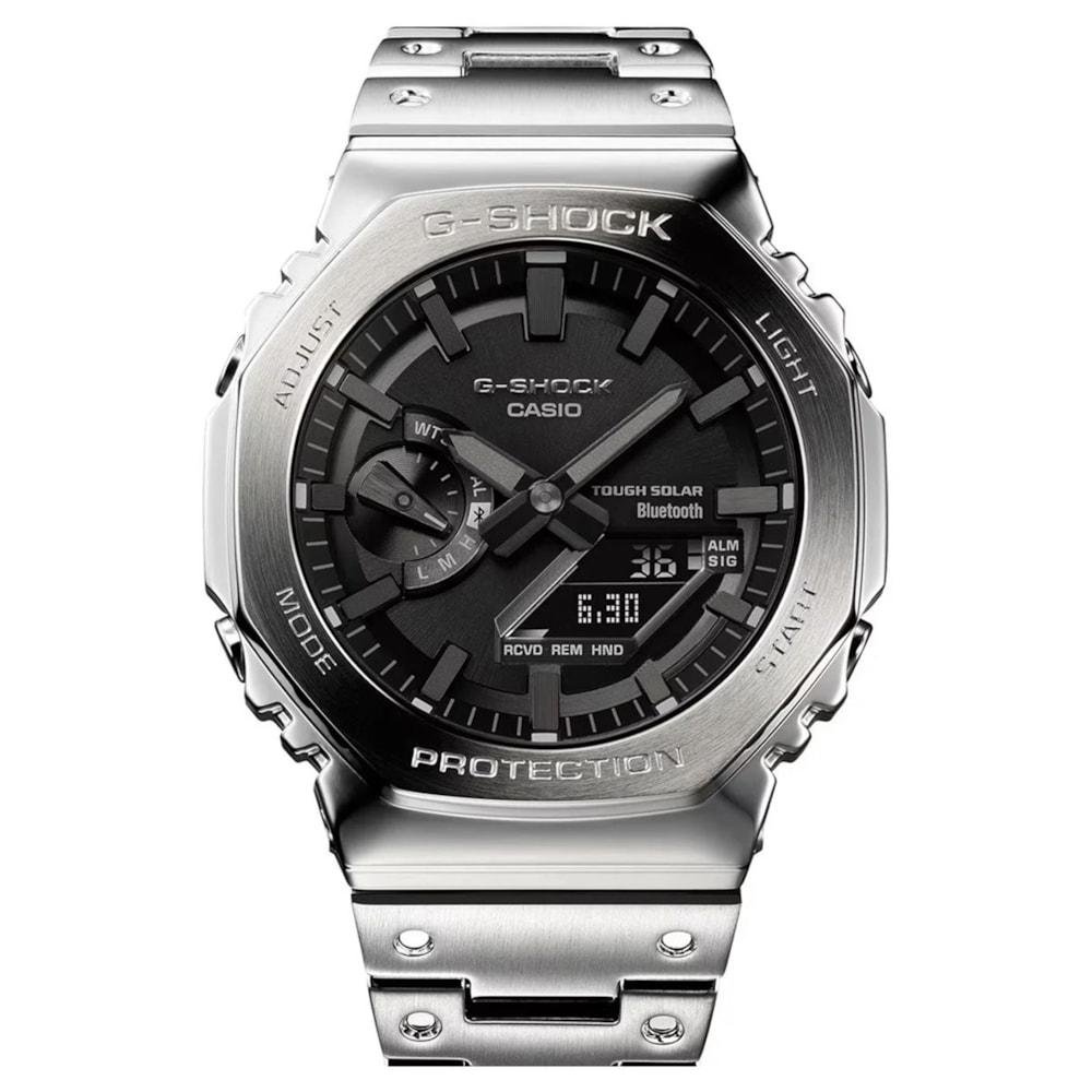 Relógio G-Shock GM-B2100D-1ADR Bluetooth e Tough Solar