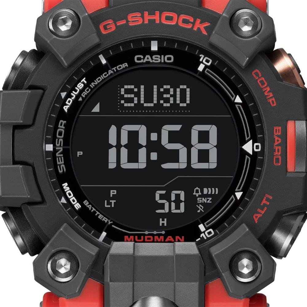 Relógio G-Shock Mudman GW-9500-1A4 Preto/Vermelho 2