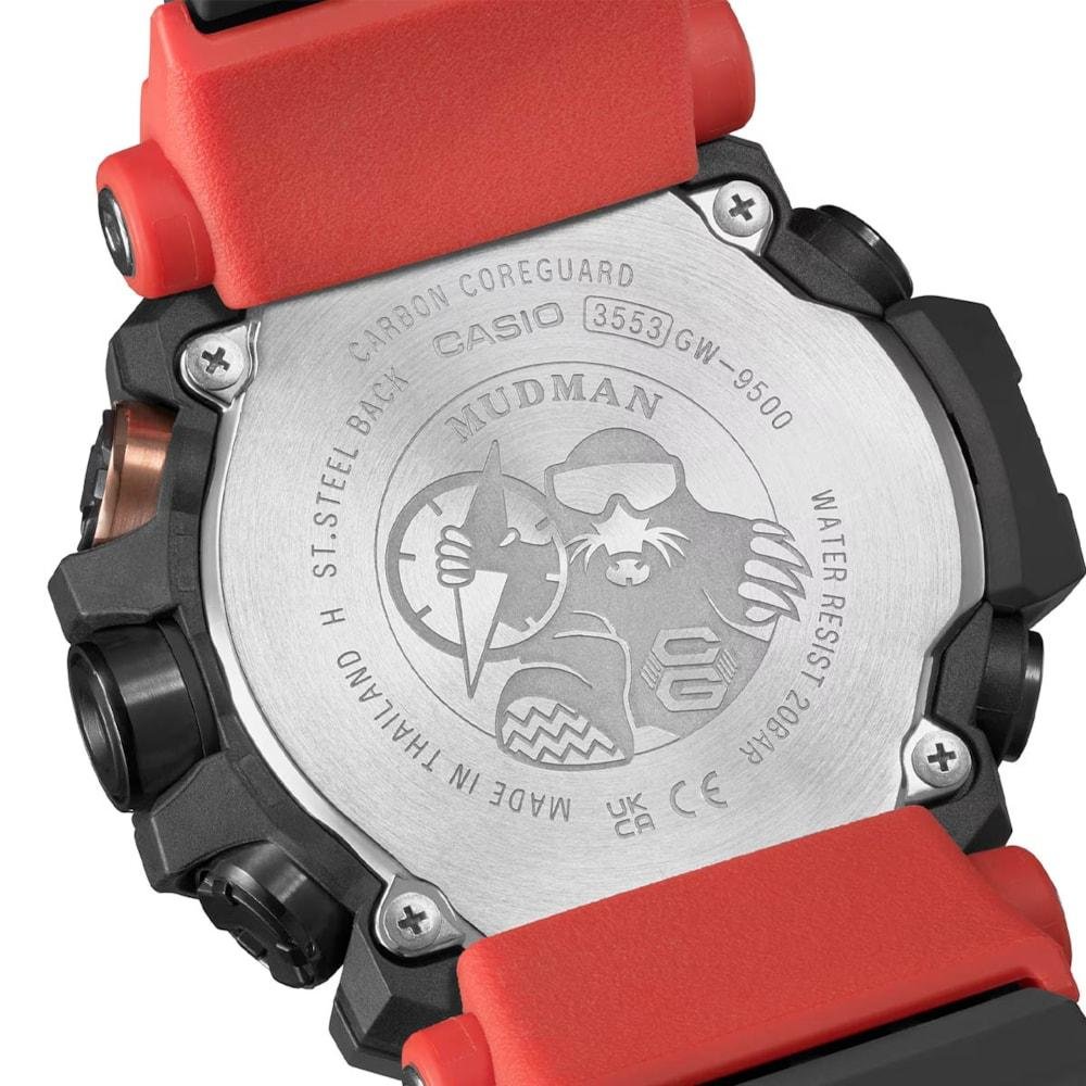 Relógio G-Shock Mudman GW-9500-1A4 Preto/Vermelho 5