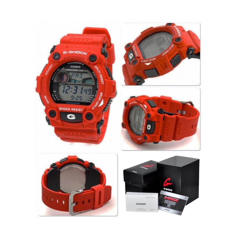 Relógio G-Shock G-7900A-4DR C/ Tábua de Marés Vermelho 2