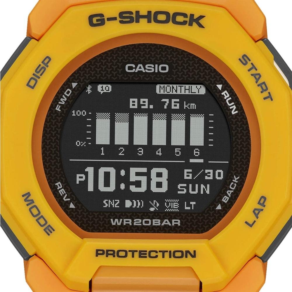 Relógio G-SHOCK G-Squad Sports GBD-300-9DR Amarelo 3