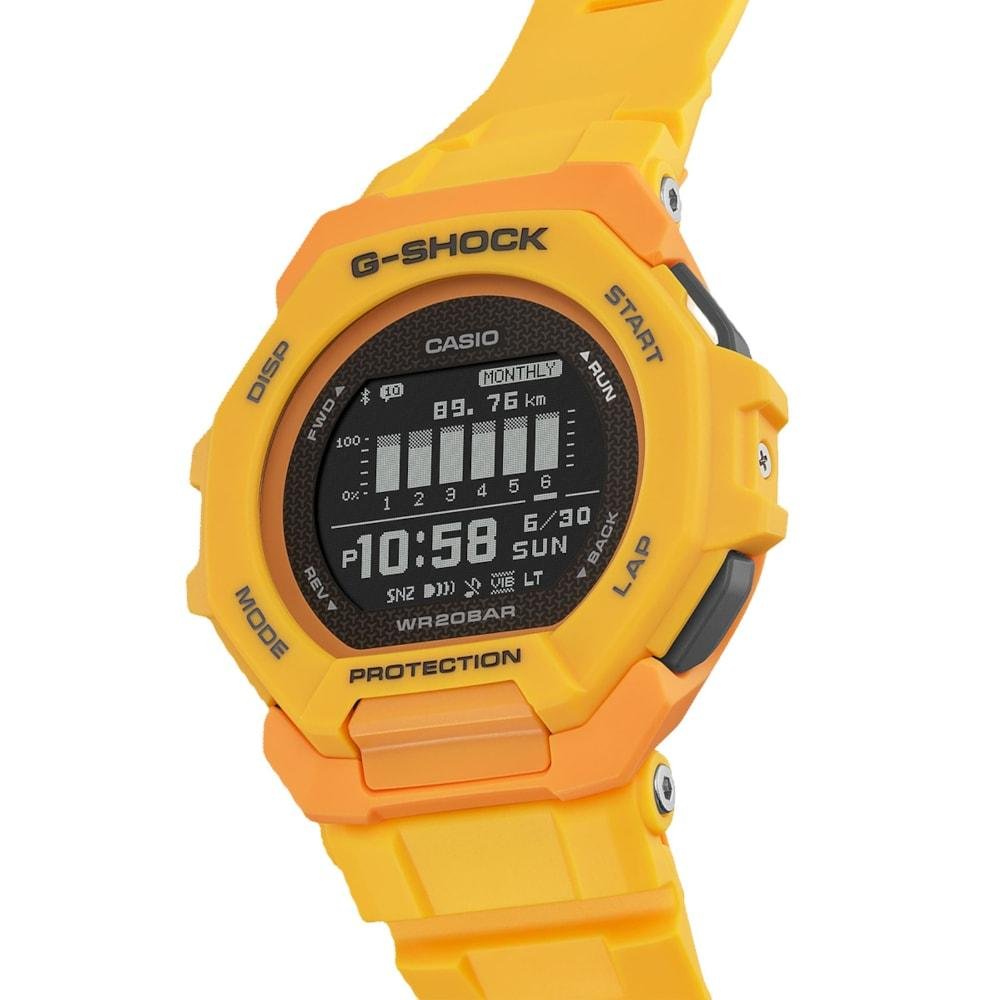 Relógio G-SHOCK G-Squad Sports GBD-300-9DR Amarelo 4