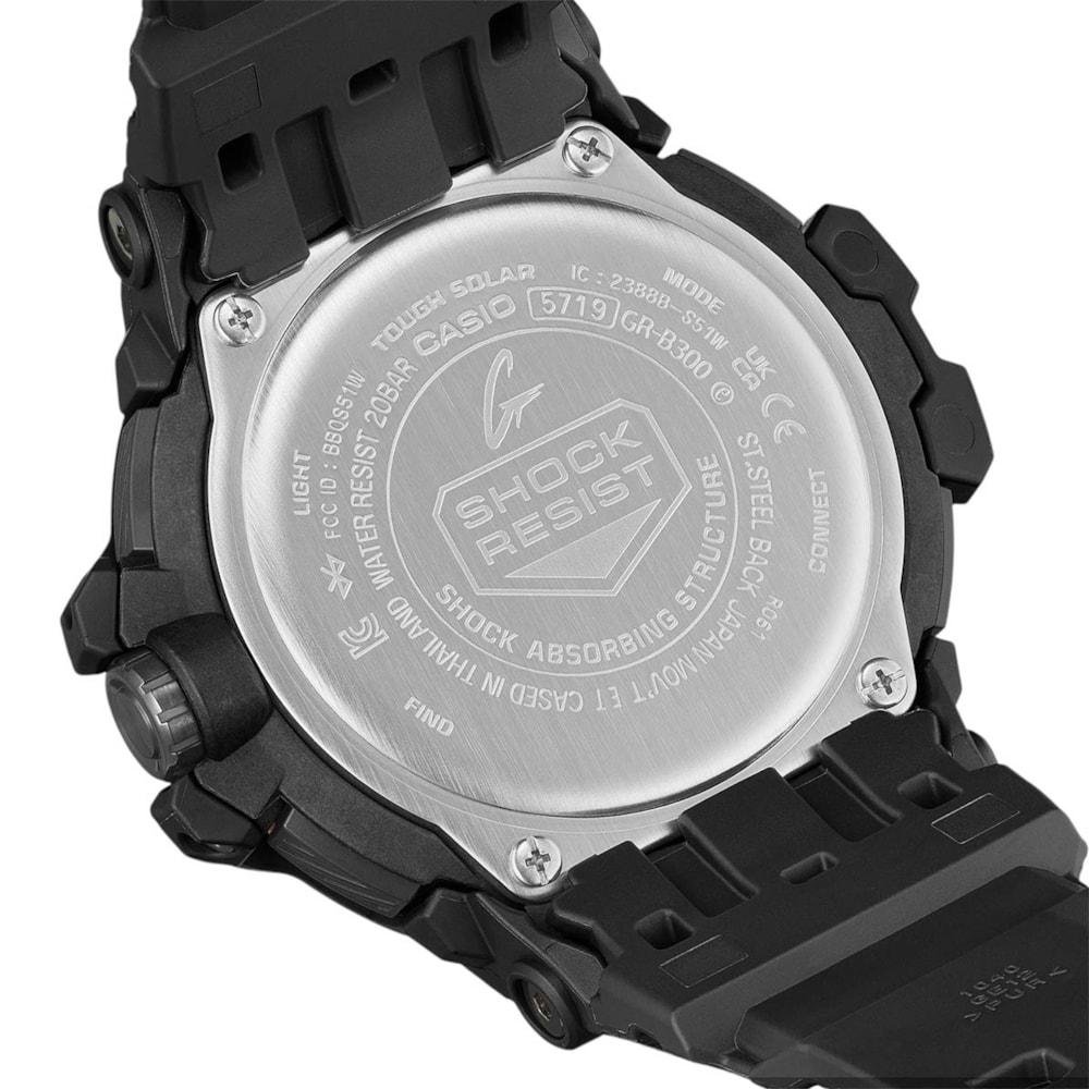 Relógio G-SHOCK Gravity Master GR-B300-1A4DR Carbon Solar Preto 5