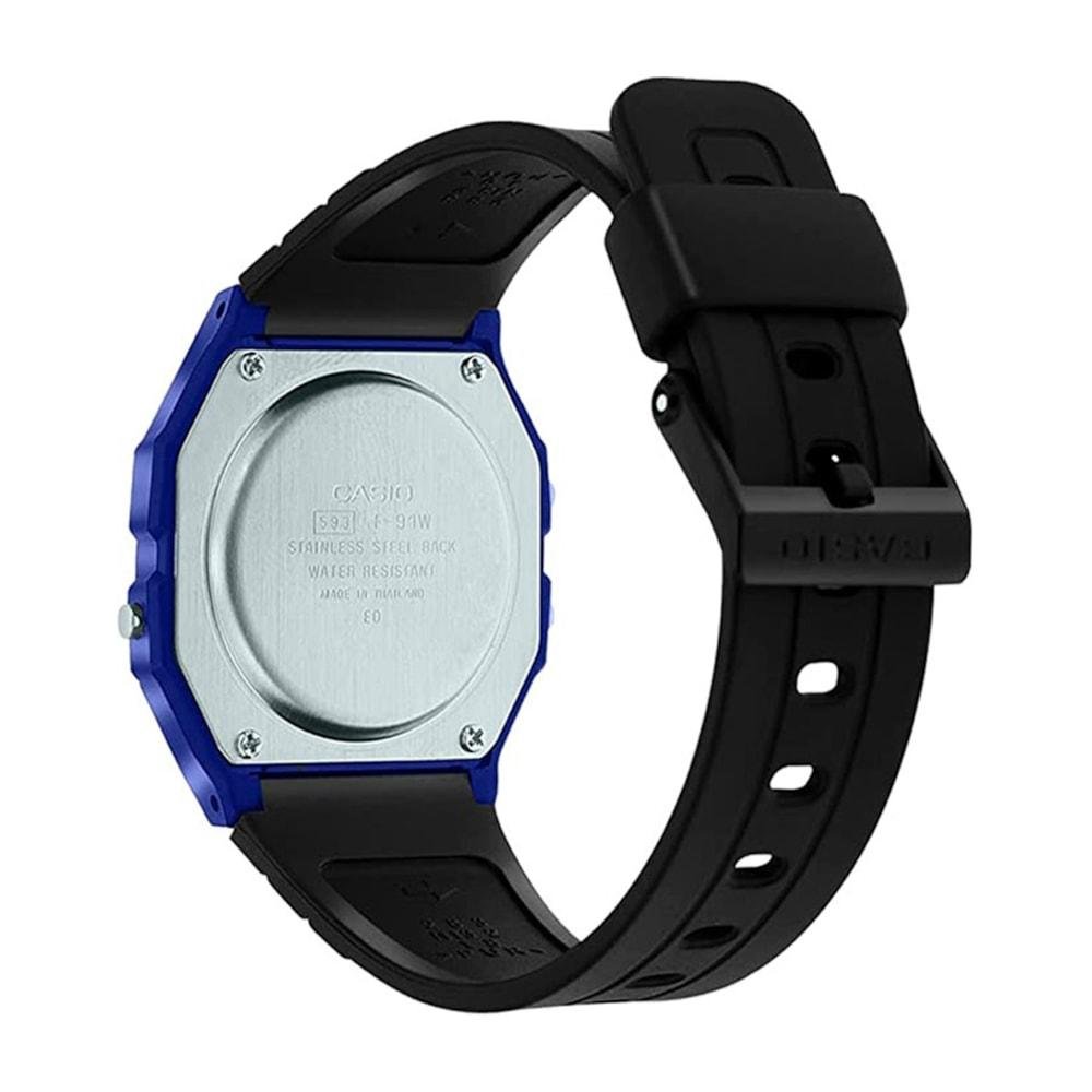 Relógio Casio F-91WM-2ADF Azul/Preto 4