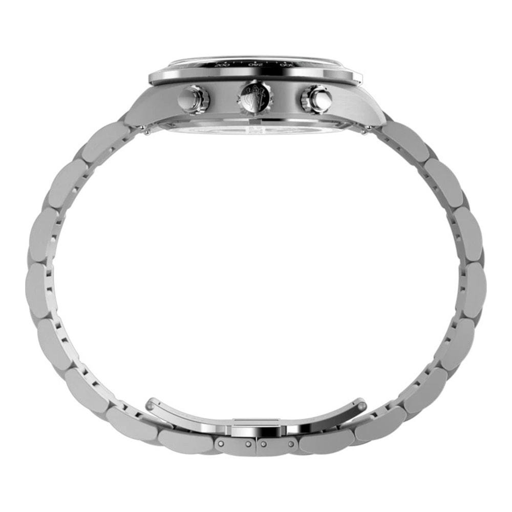 Relógio Timex Cronógrafo Waterbury Heritage Prata Prata 2
