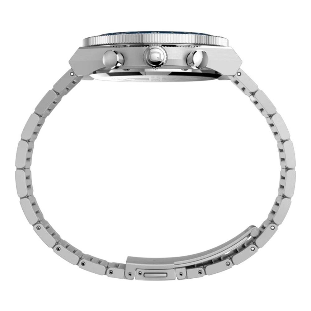 Relógio Timex Continental Cronograph Azul Prata/Azul 2