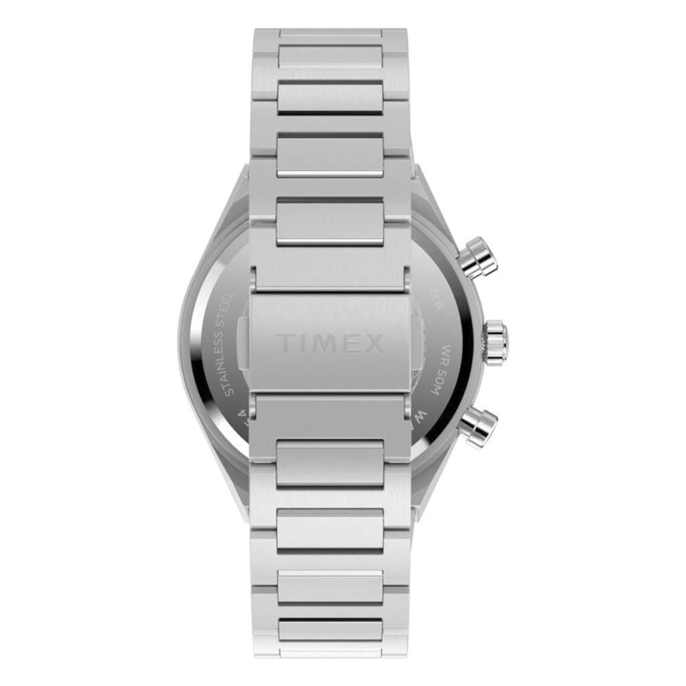 Relógio Timex Continental Cronograph Azul Prata/Azul 3