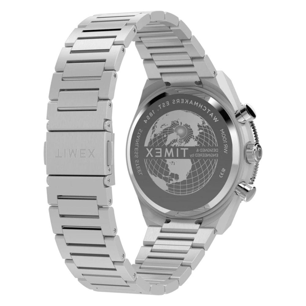 Relógio Timex Continental Cronograph Azul Prata/Azul 5