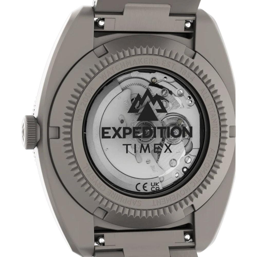 Relógio Timex Expedition Pioneer Titanium Automático Prata Cinza 4
