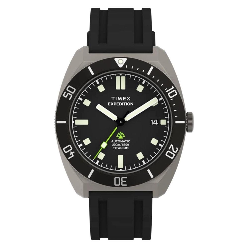 Relógio Timex Expedition Pioneer Titanium Automático Preto