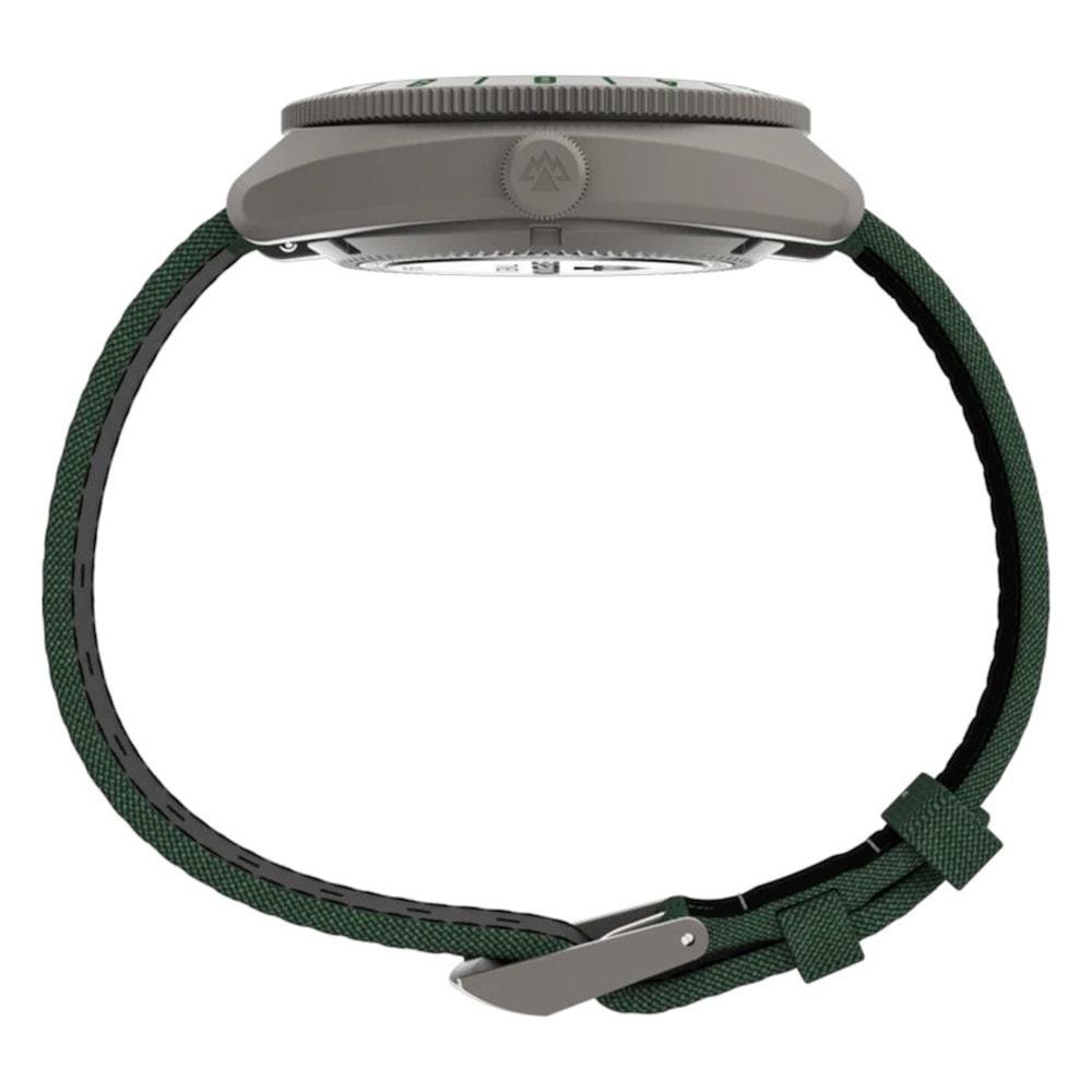 Relógio Timex Expedition Pineer Titanium Automático GMT Verde Verde 2