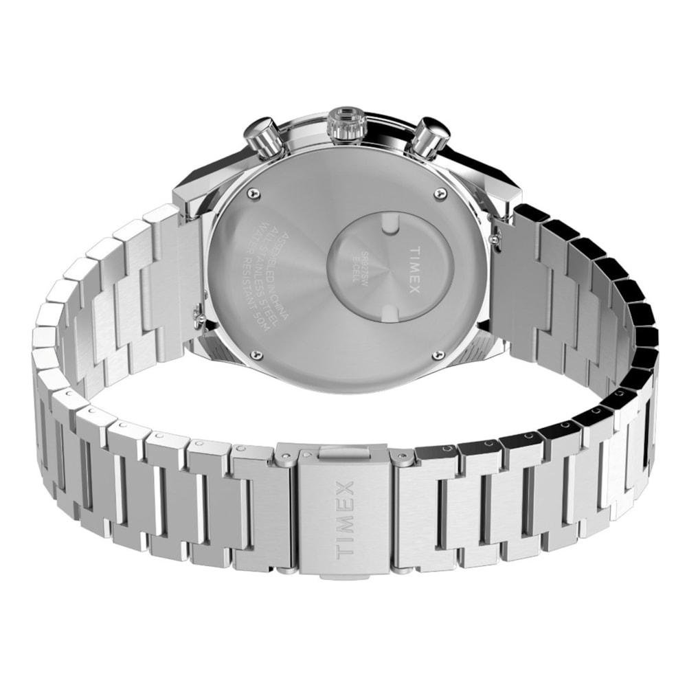 Relógio Timex Q Chronograph Prata Prata 2