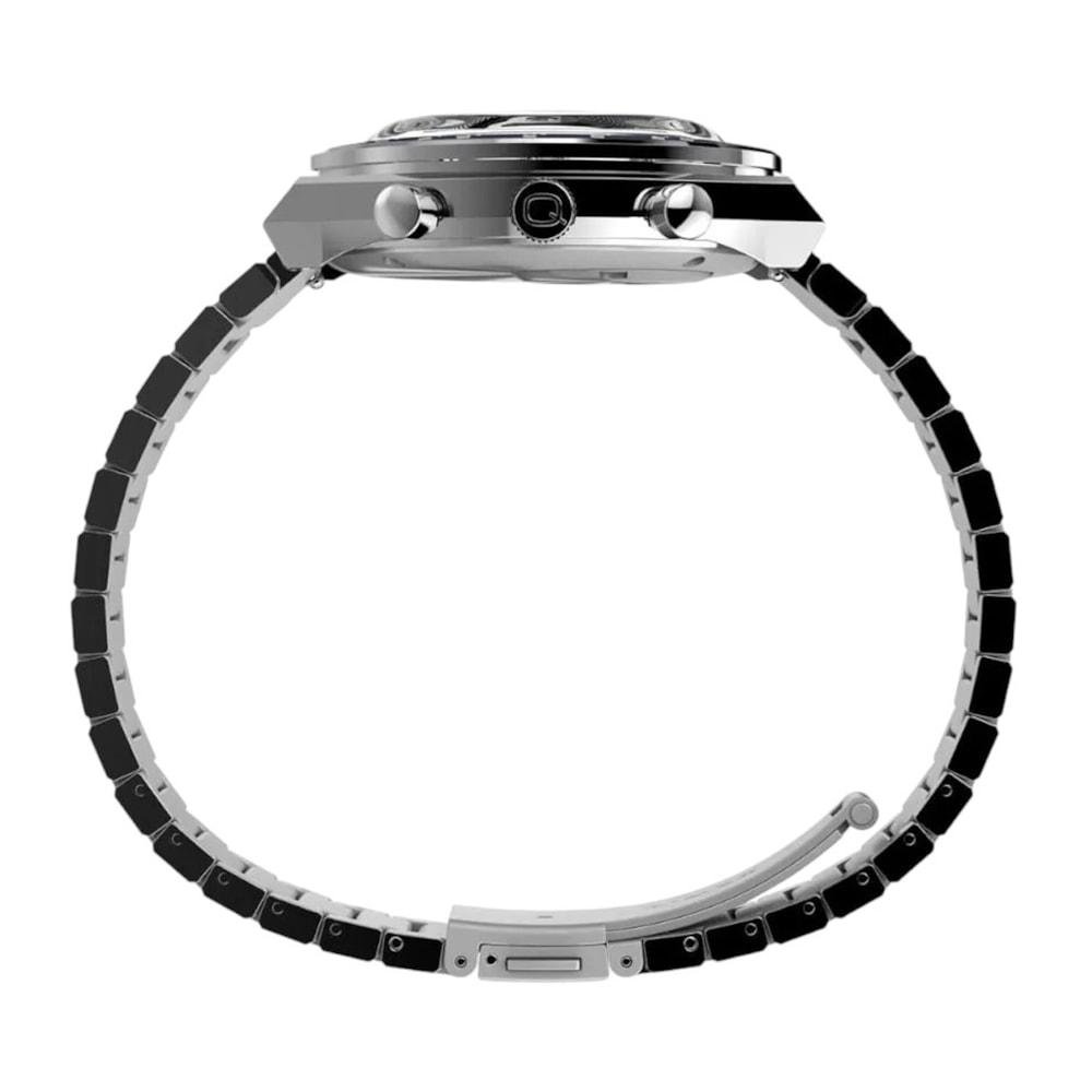 Relógio Timex Q Chronograph Prata Prata 3