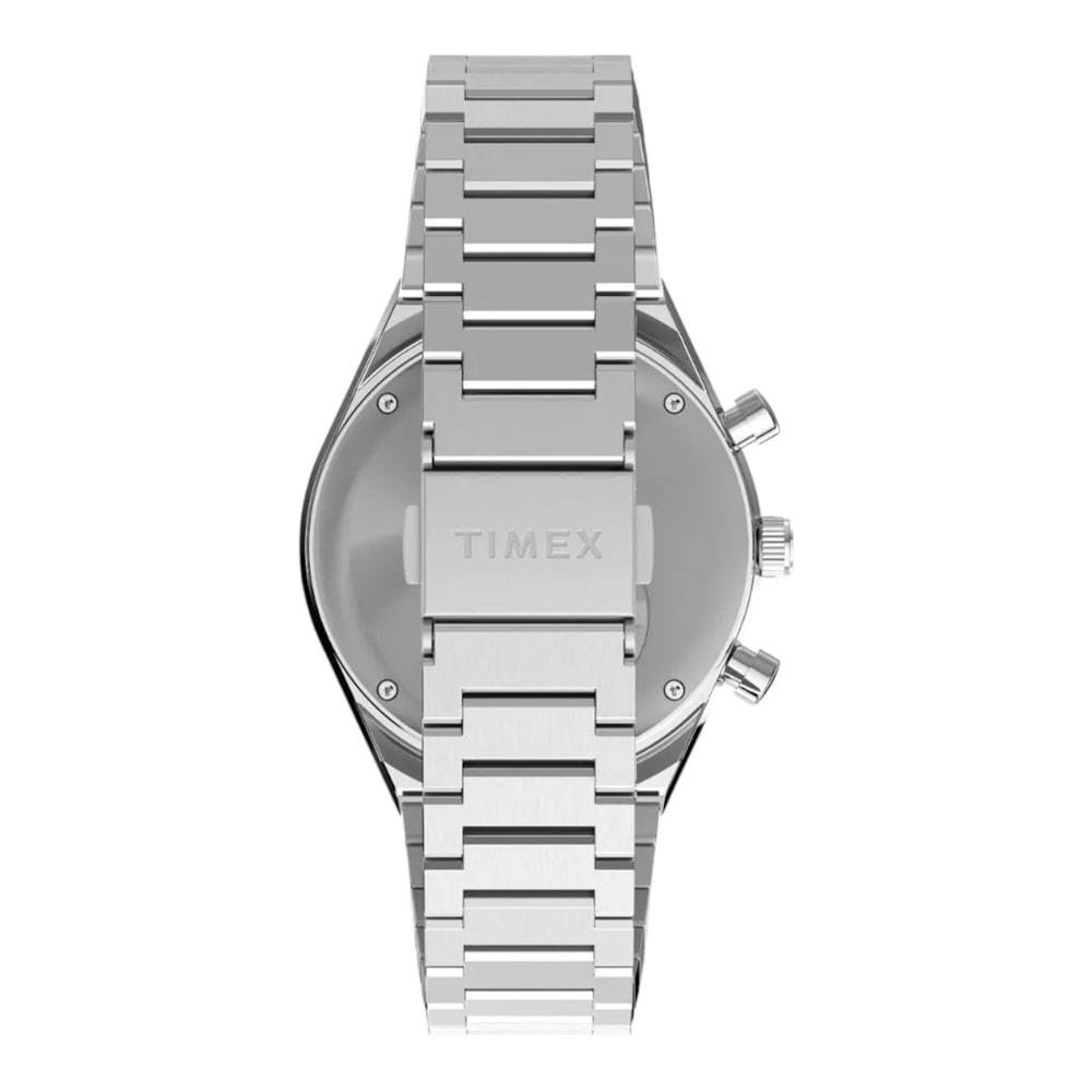 Relógio Timex Q Chronograph Prata Prata 4