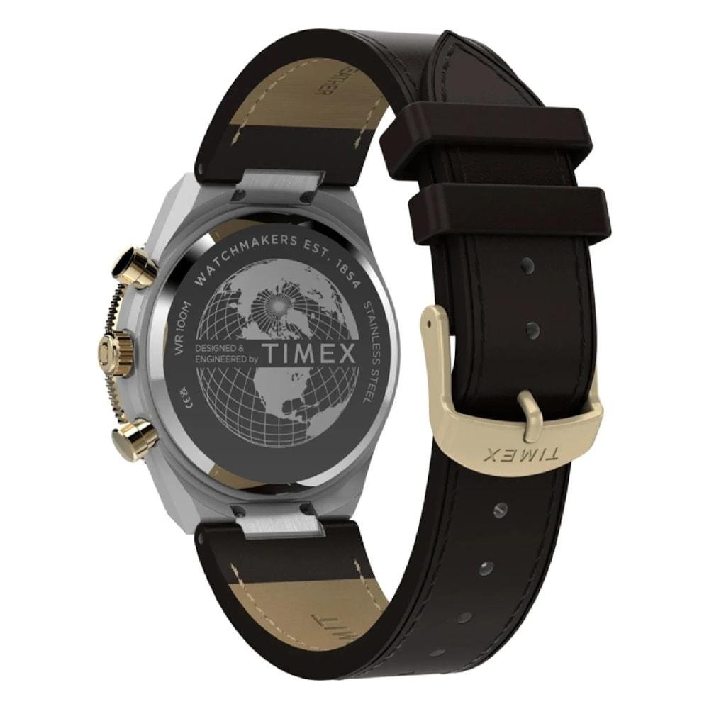 Relógio Timex Continental Cronograph Preto Preto 3