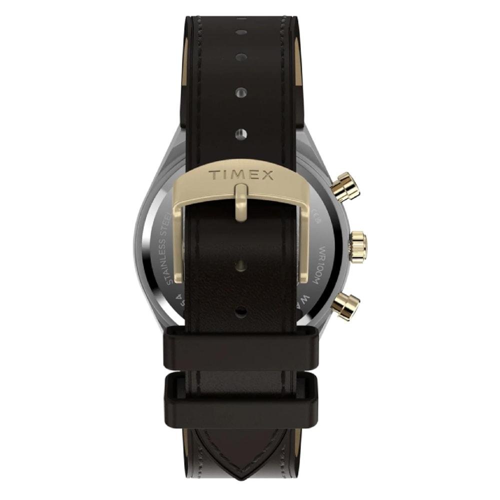 Relógio Timex Continental Cronograph Preto Preto 5