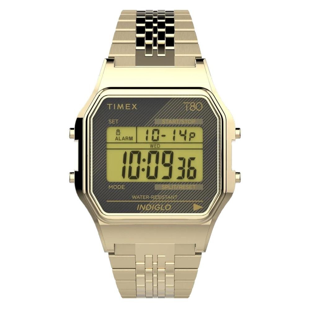 Relógio Timex Vintage T80 Dourado