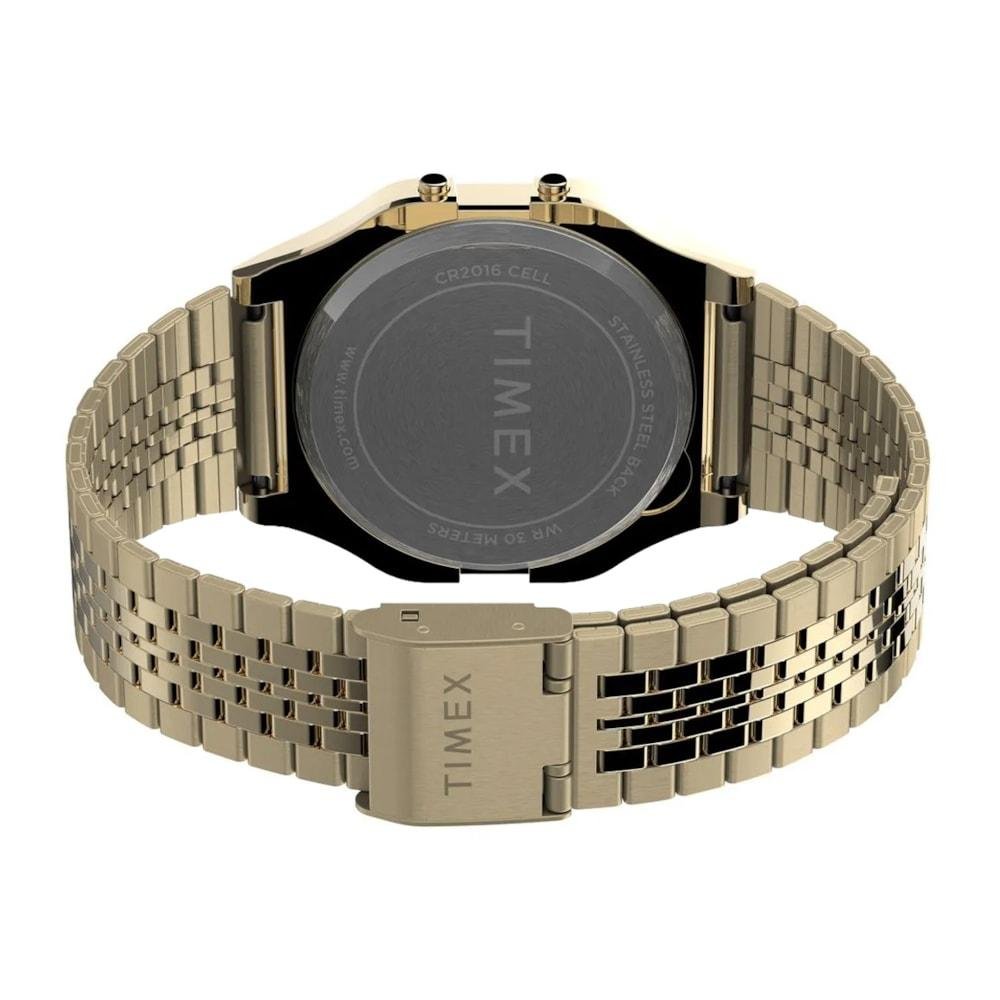 Relógio Timex Vintage T80 Dourado Dourado 3