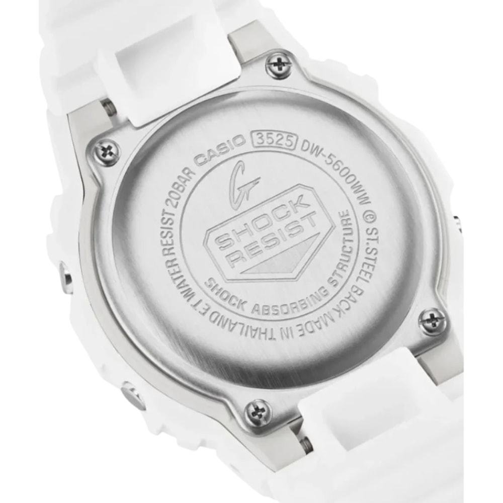 Relógio G-SHOCK DW-5600WW-7DR Branco 2