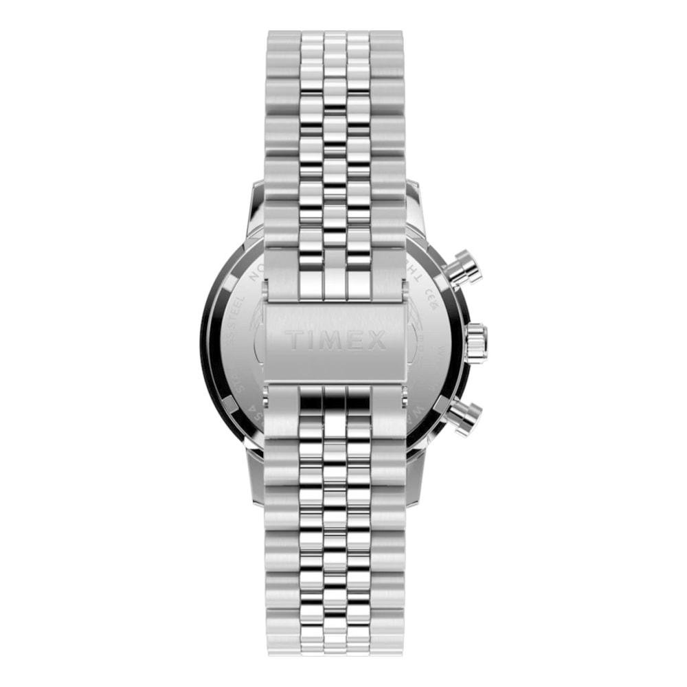 Relógio Timex Cronógrafo Taquímetro Marlin Prata Prata 3