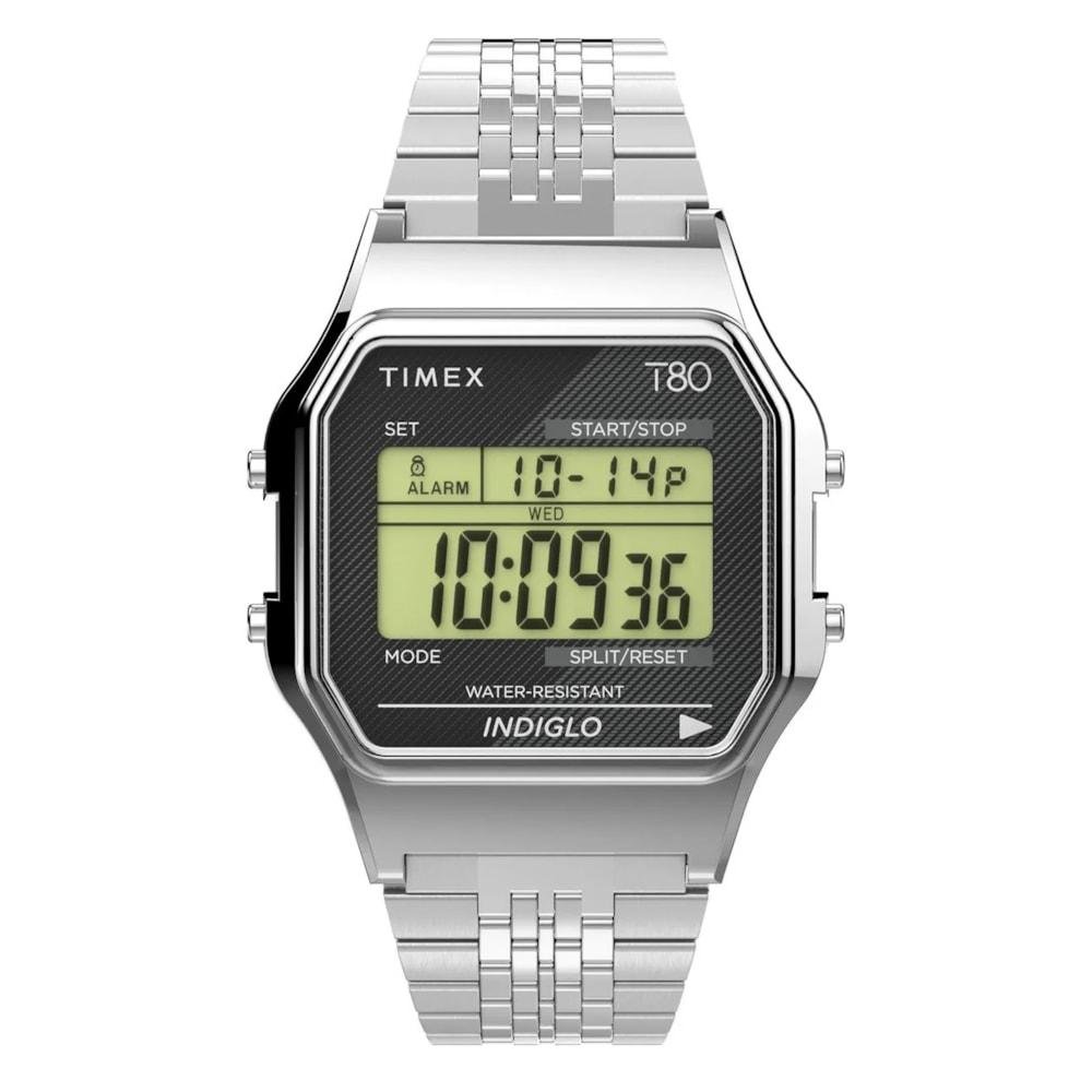 Relógio Timex Vintage T80 Prata