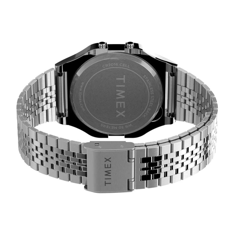 Relógio Timex Vintage T80 Prata Prata 3