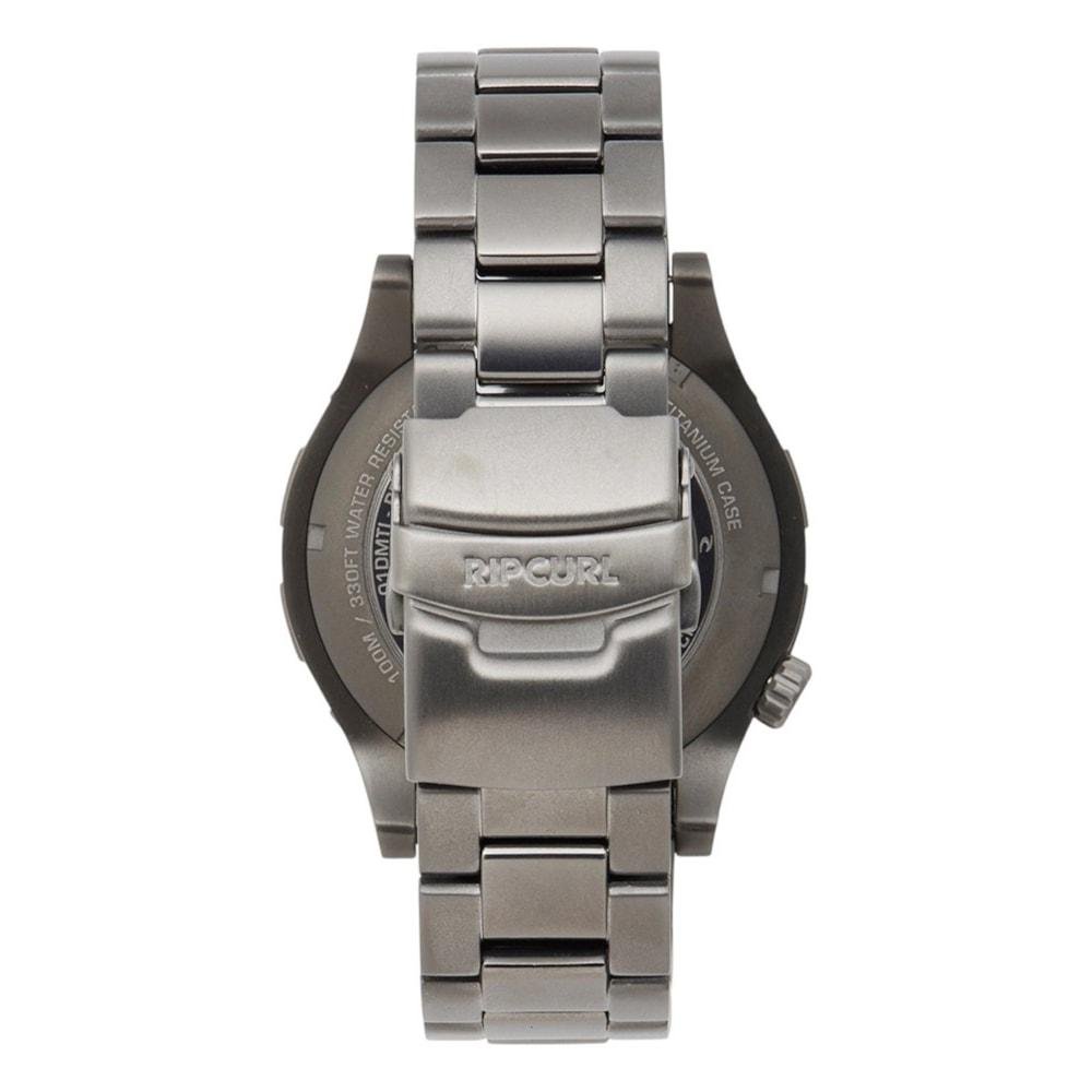 Relógio Rip Curl Recon Dvr TI Automático Importado Titanium Prata 4