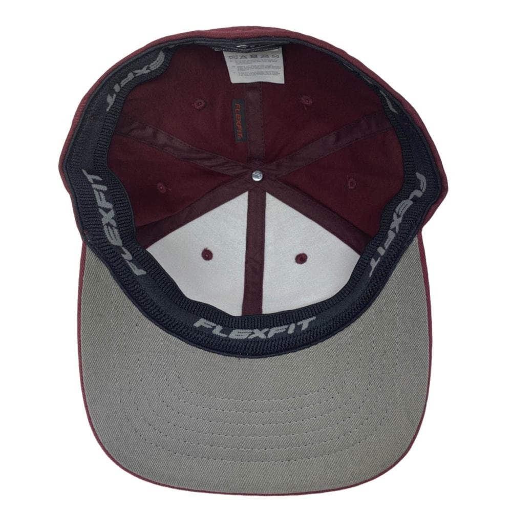 Boné Aba Curva Rip Curl Wave Icon Metal Logo Vermelho 4
