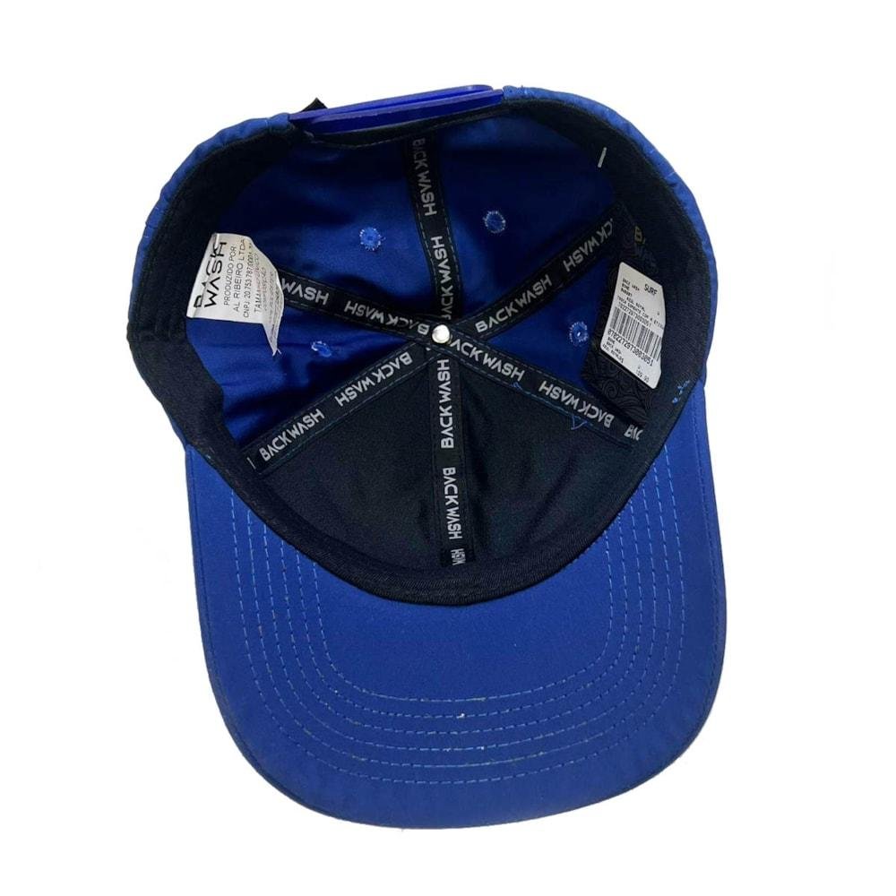 Boné Back Wash Snapback Azul Azul 4