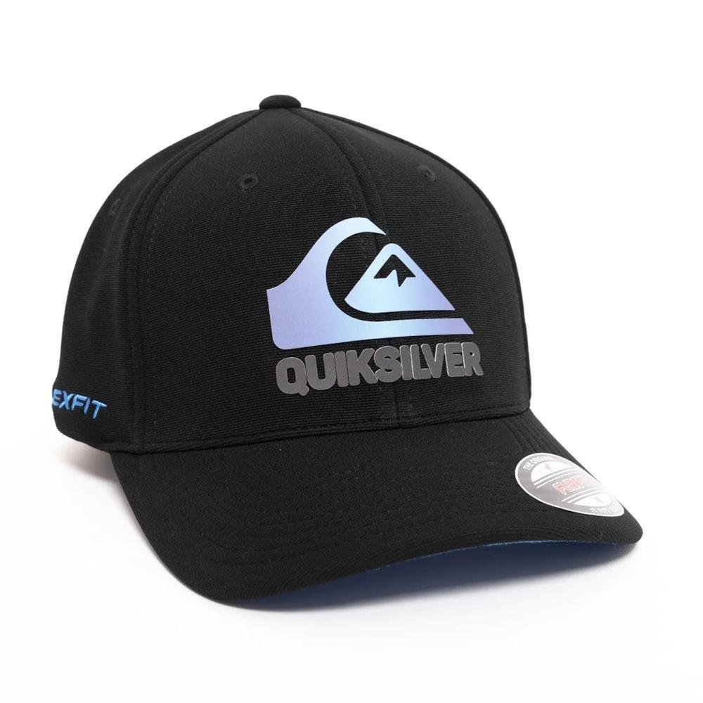 Boné Quiksilver Soft Hologram Black Preto 4