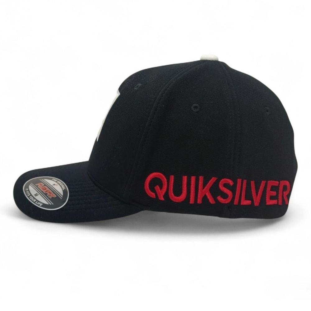 Boné Quiksilver Emb Square Black Preto 4