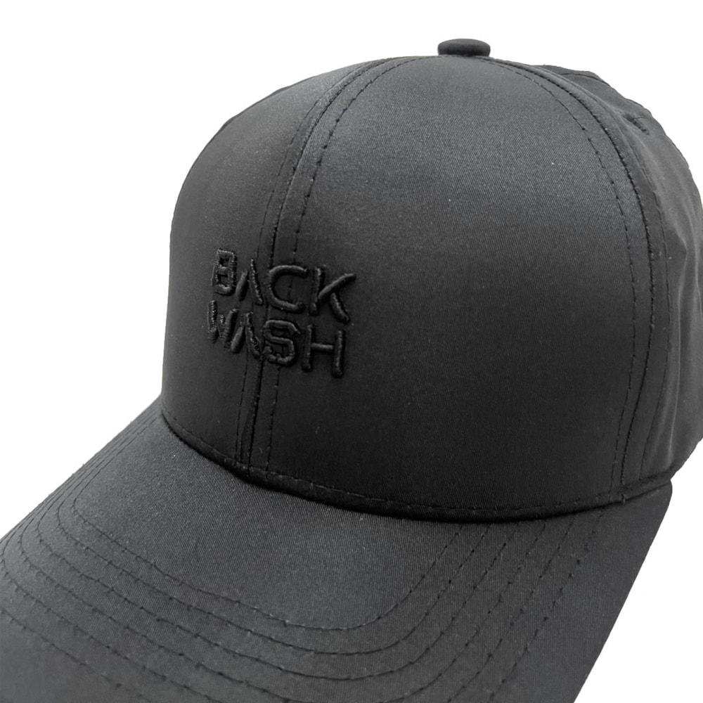 Boné Back Wash Snapback Preto Preto 2
