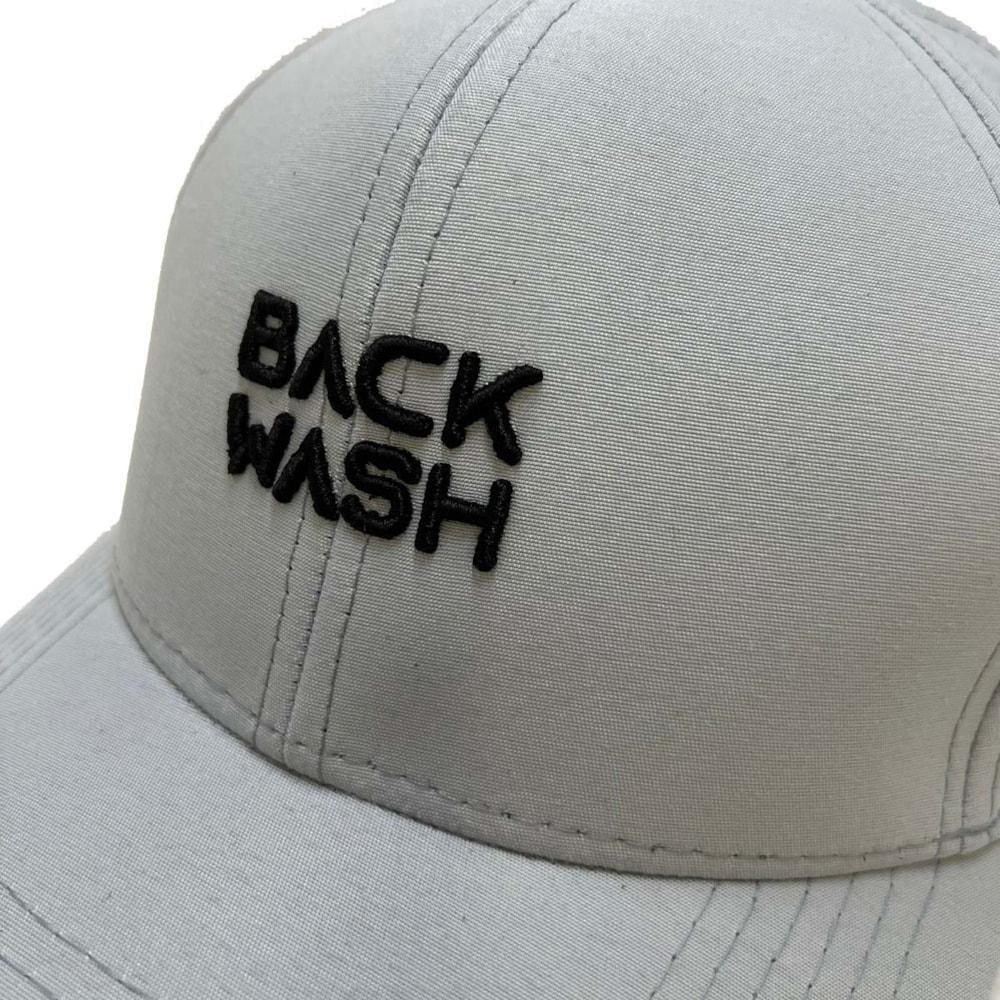 Boné Back Wash Snapback Cinza Cinza 3