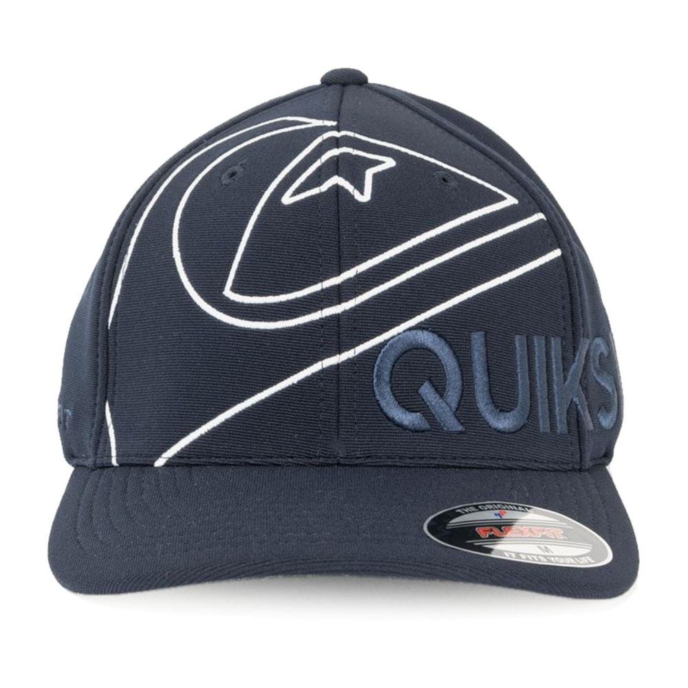 Boné Quiksilver Flexfit Emb Side Omni Navy Azul 2