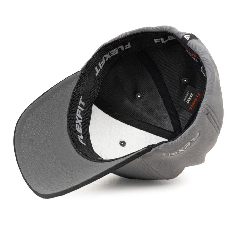Boné Quiksilver Emb Three Logo Dark Grey Cinza 4