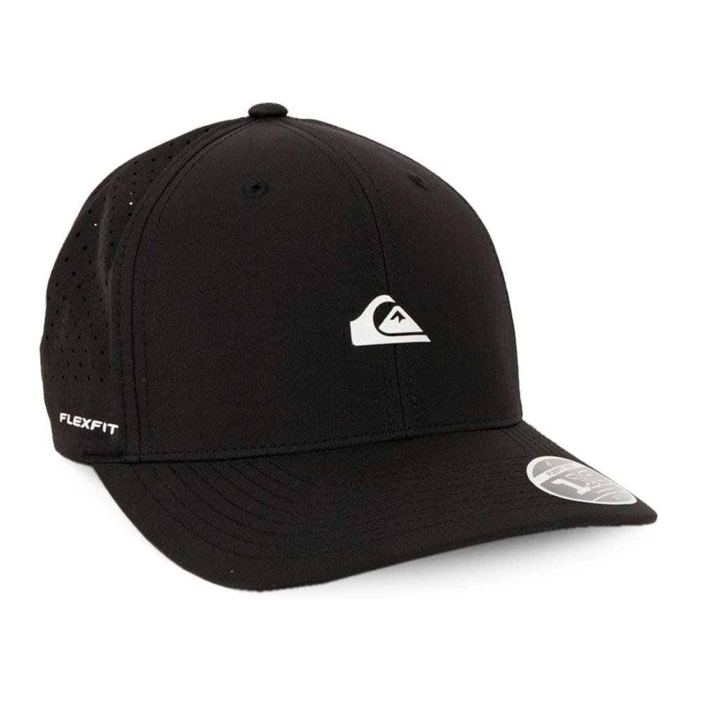 Boné Quiksilver Flexfit Small Logo Twill Black Preto 3