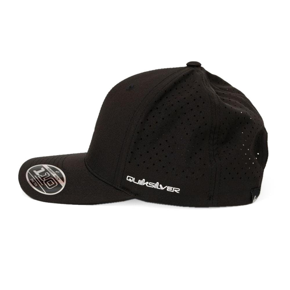 Boné Quiksilver Flexfit Small Logo Twill Black Preto 4