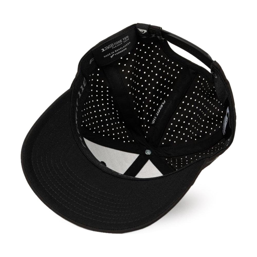 Boné Quiksilver Flexfit Small Logo Twill Black Preto 6