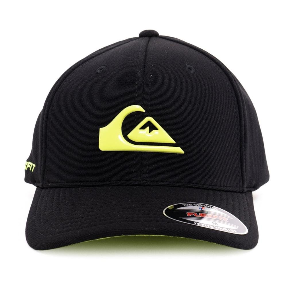 Boné Quiksilver Lime Logo Black Preto 3