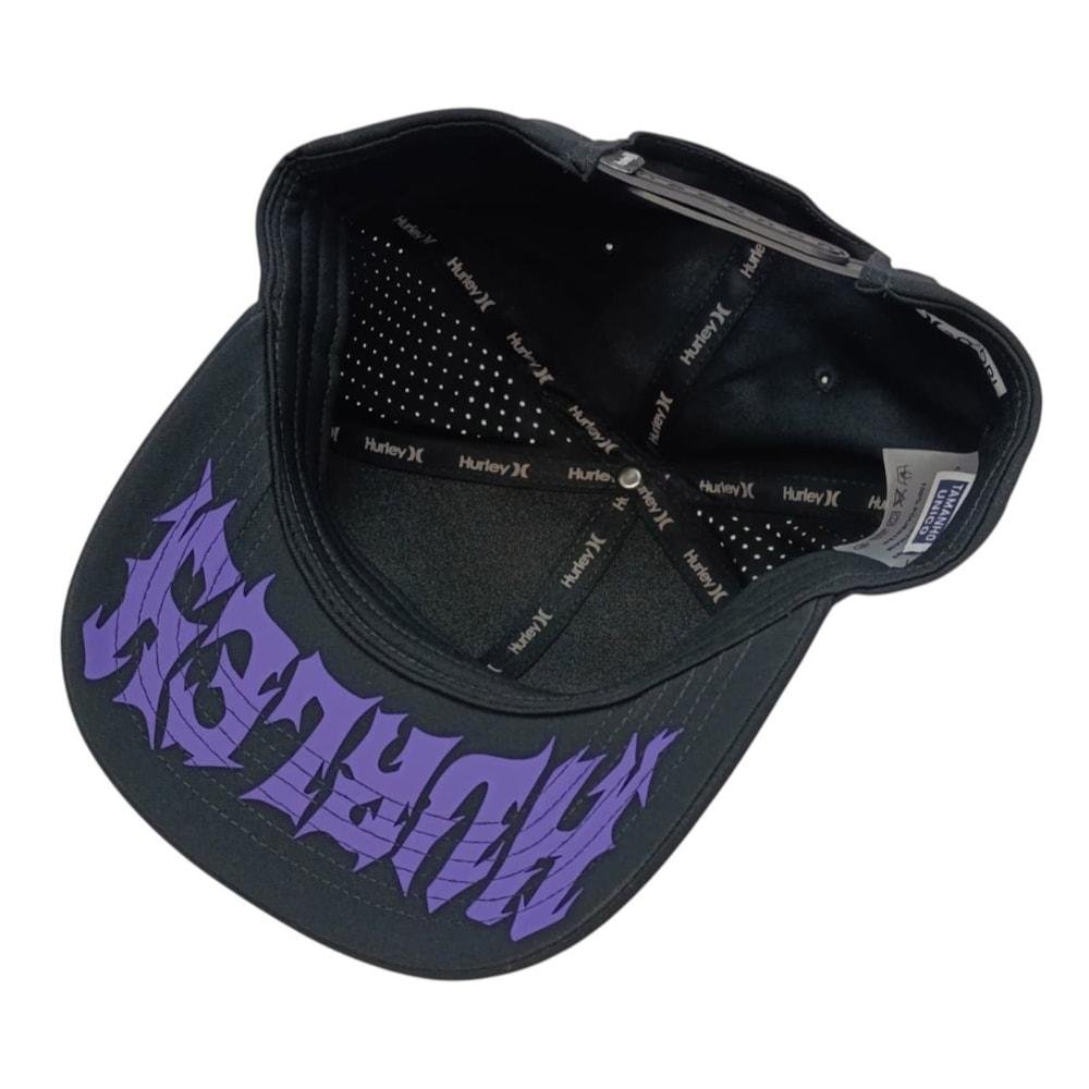 Boné Hurley Wizard Preto Preto 5
