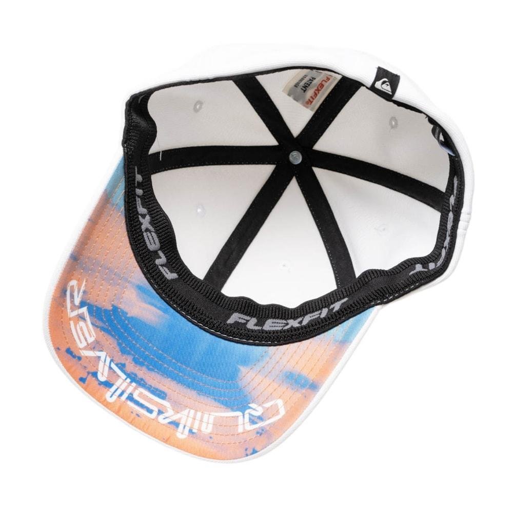 Boné Quiksilver Gradient Logo Signature White Branco 5