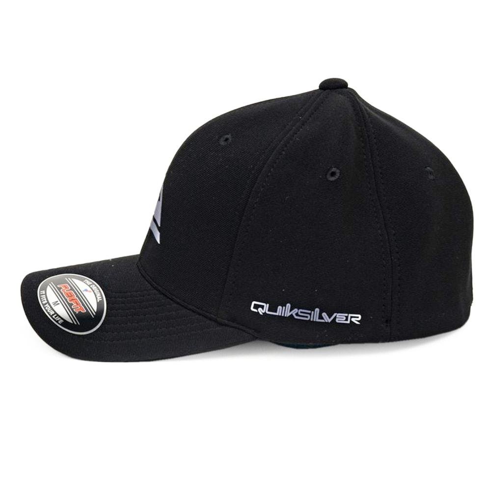 Boné Quiksilver Gradient Logo Wordblock Black Preto 3