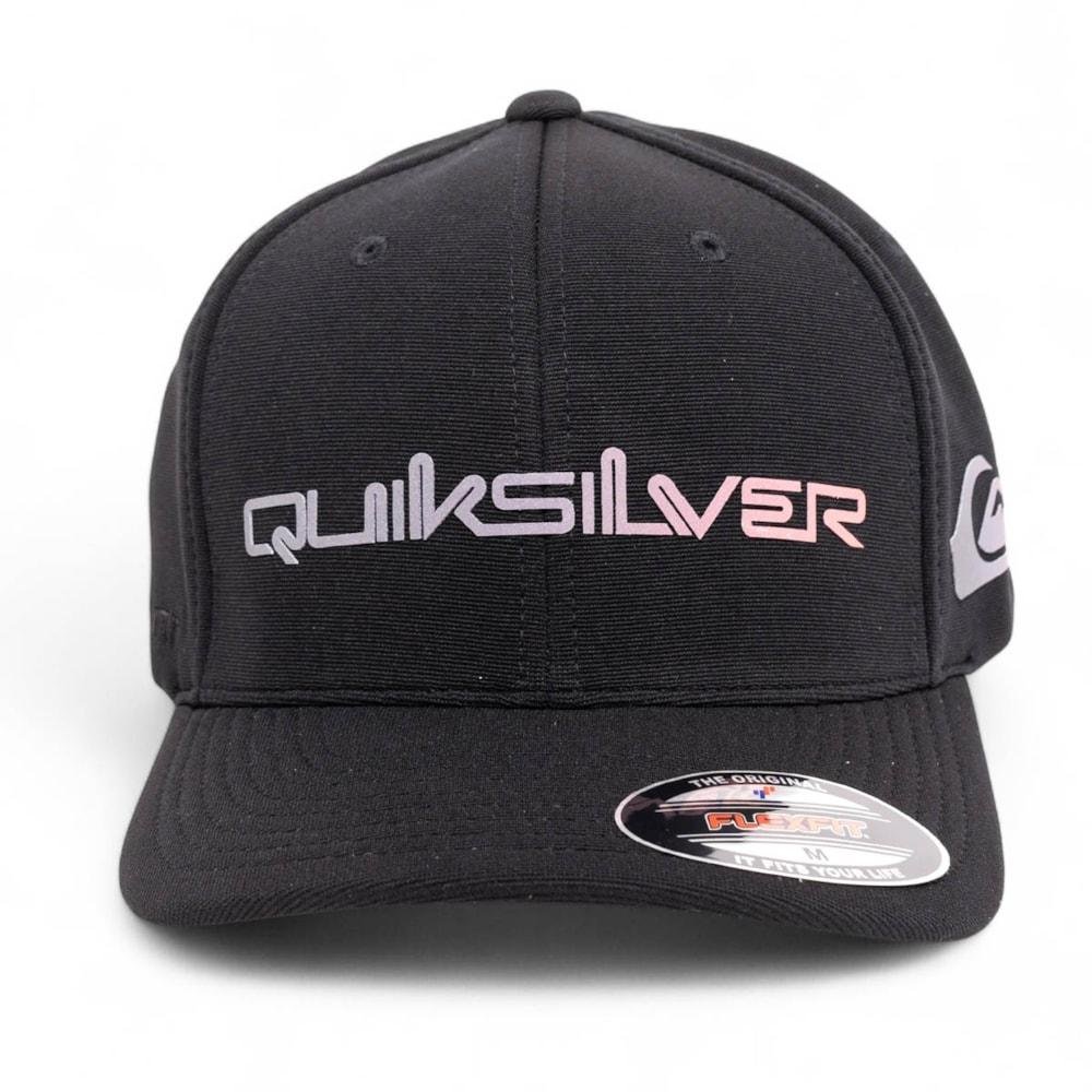 Boné Quiksilver Gradient Type New Wave Black Preto 3