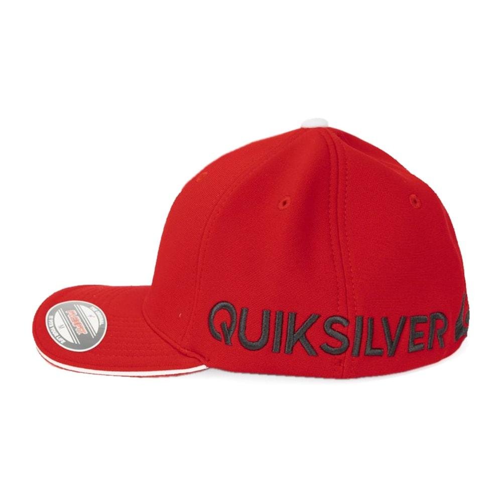 Boné Quiksilver Flexfit Emb Hard Hitter Red Vermelho 4