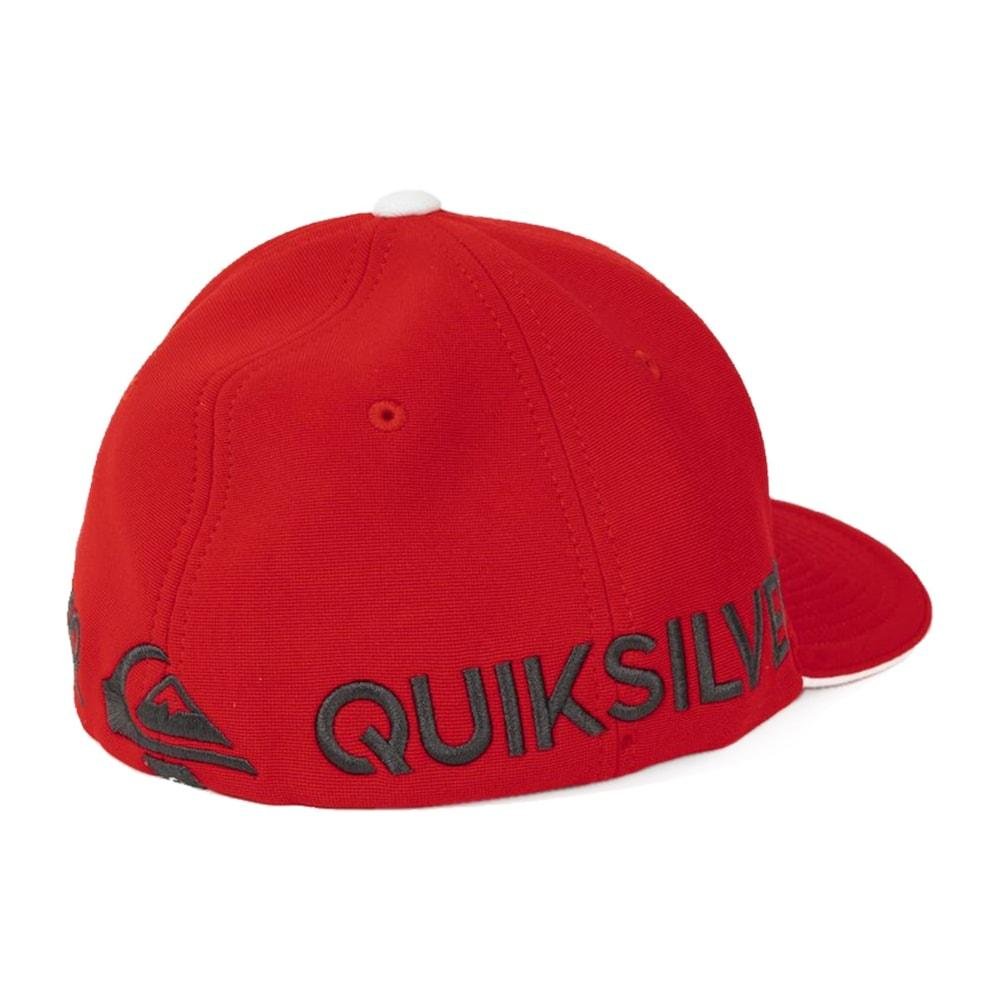 Boné Quiksilver Flexfit Emb Hard Hitter Red Vermelho 5