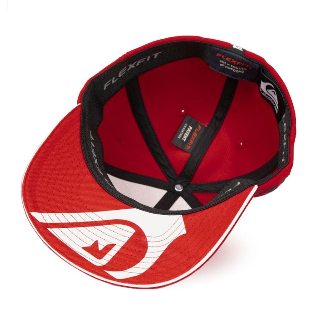Boné Quiksilver Flexfit Emb Hard Hitter Red Vermelho 6