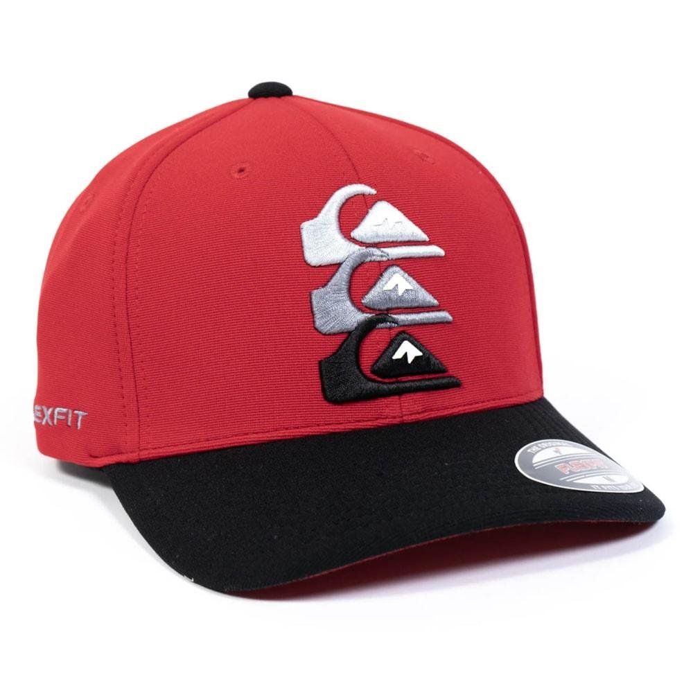 Boné Quiksilver Emb Three Logo Red Vermelho 4
