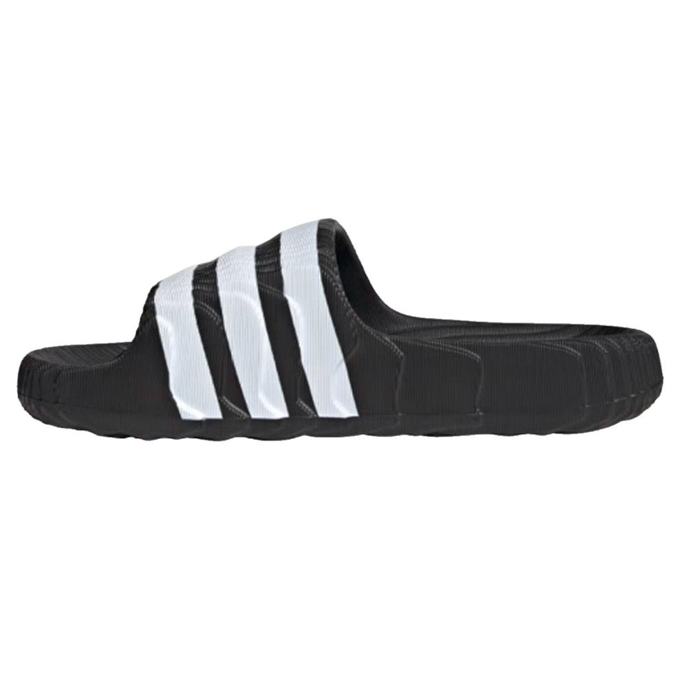 Chinelo Adidas Adilette 22 Black White Preto 2
