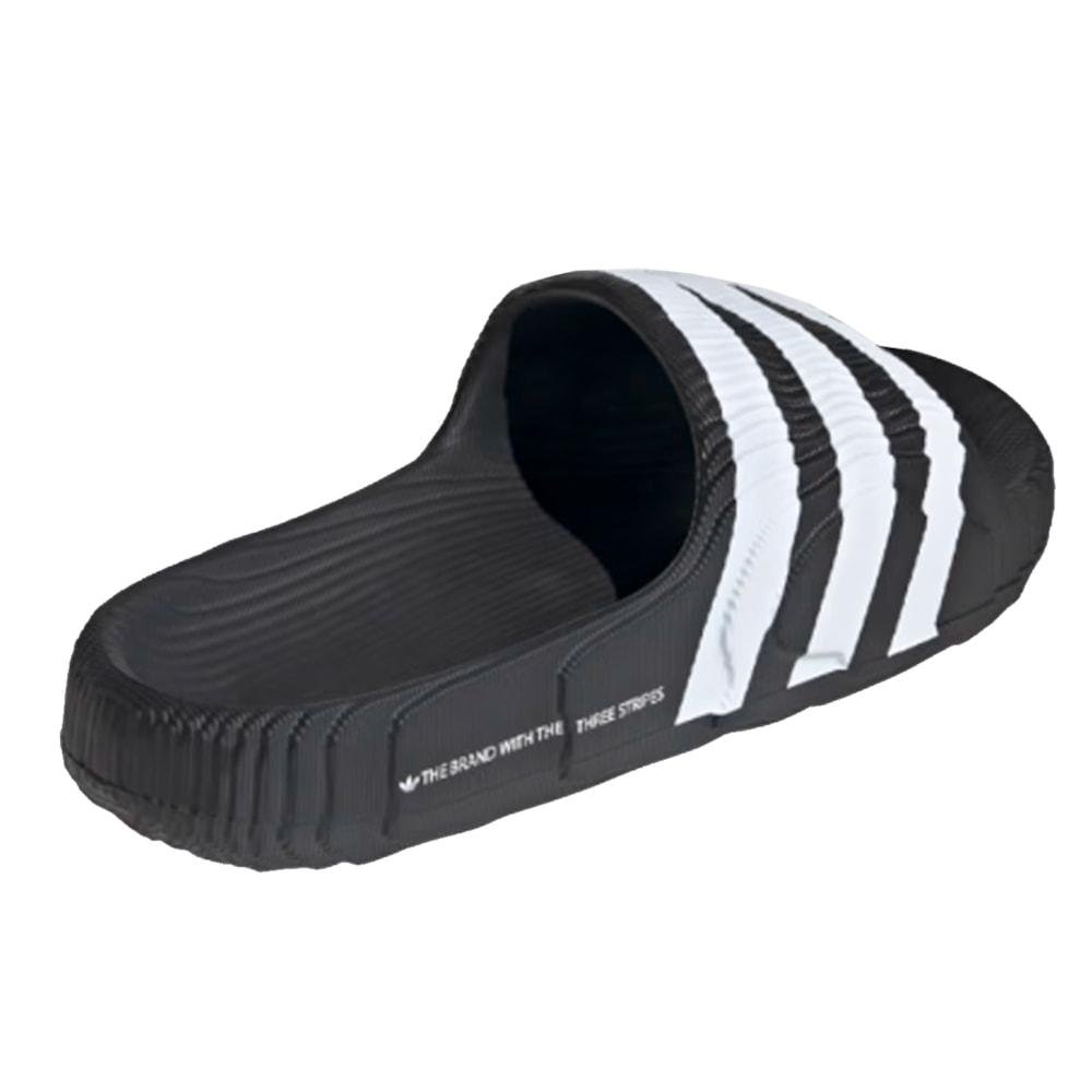 Chinelo Adidas Adilette 22 Black White Preto 3
