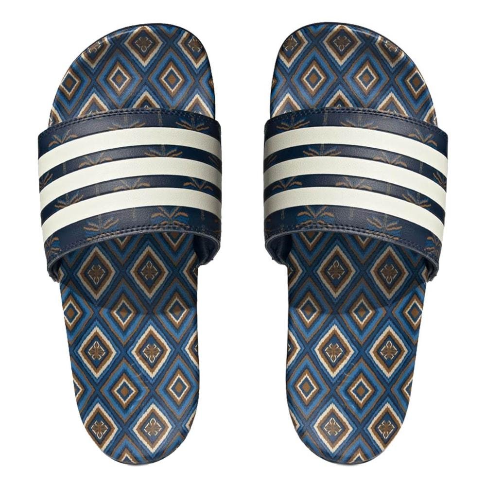 Chinelo Adidas Adilette Comfort Sandals Night Indigo / Cream White